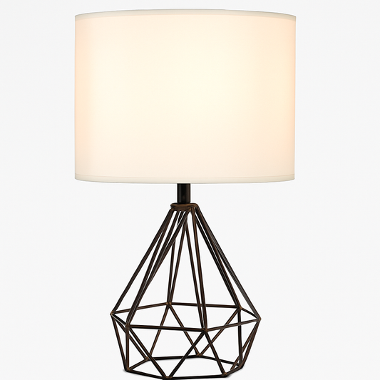 Elegant diamantlampa med lyxigt ljusspel