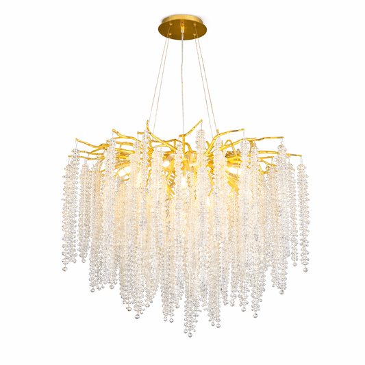 Exklusiv kristallkrona med LED