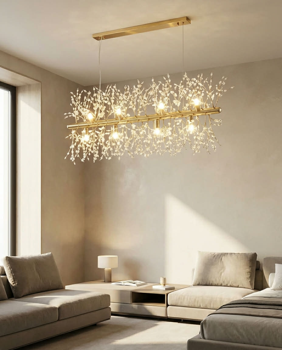 Elegant och modern kristallampa