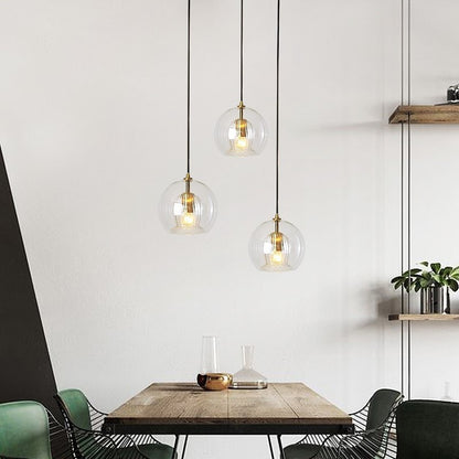 Liten LED-hänglampa för trappa eller sängbord