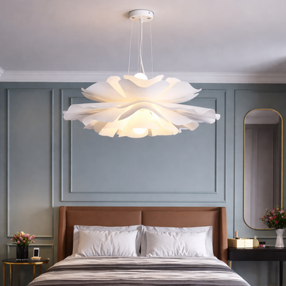 Modern nordisk blomformad taklampa