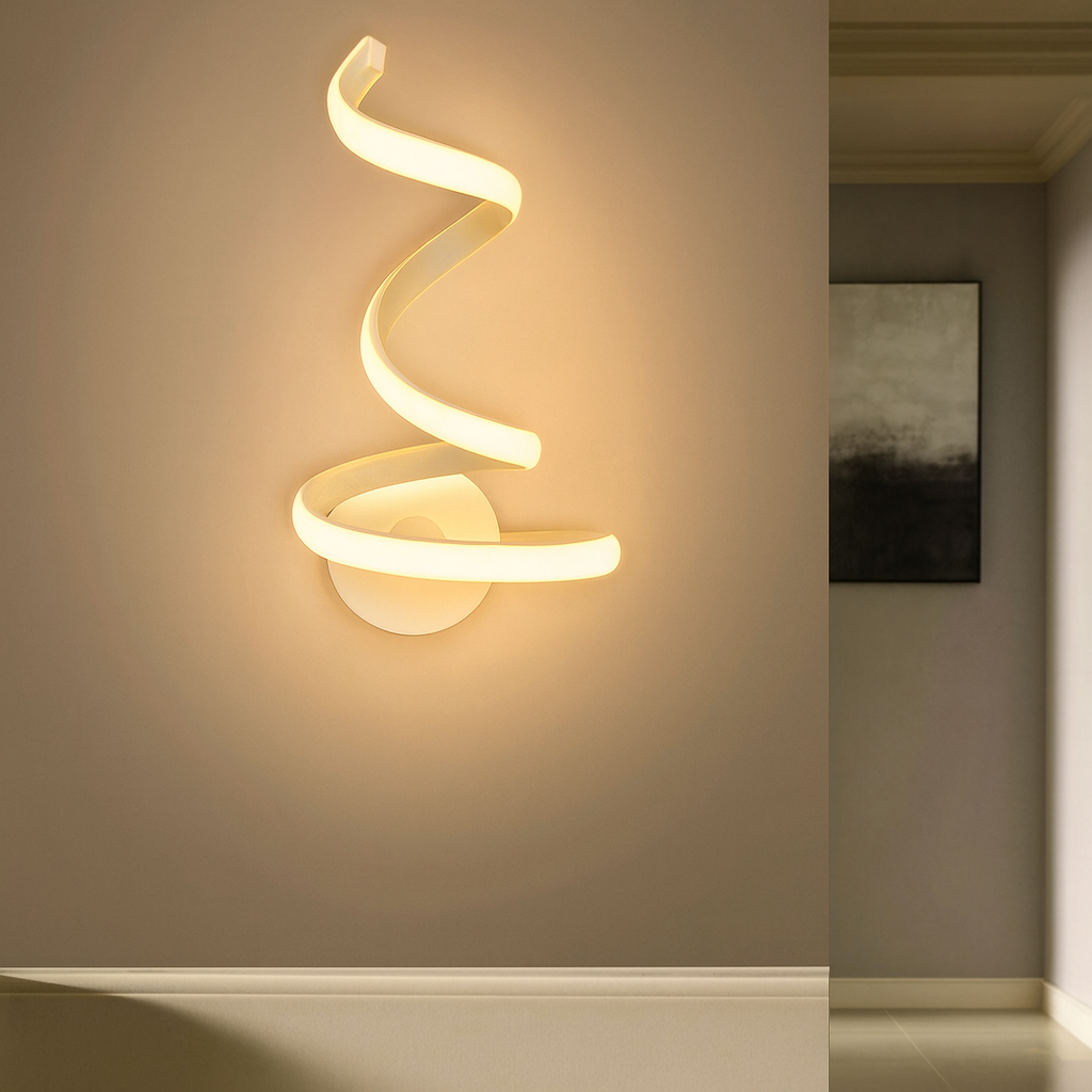 LED-vägglampa i modern design