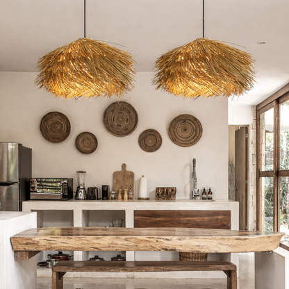 Kinesisk vintage-ljuskrona i rotting